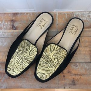 Gold and black slide